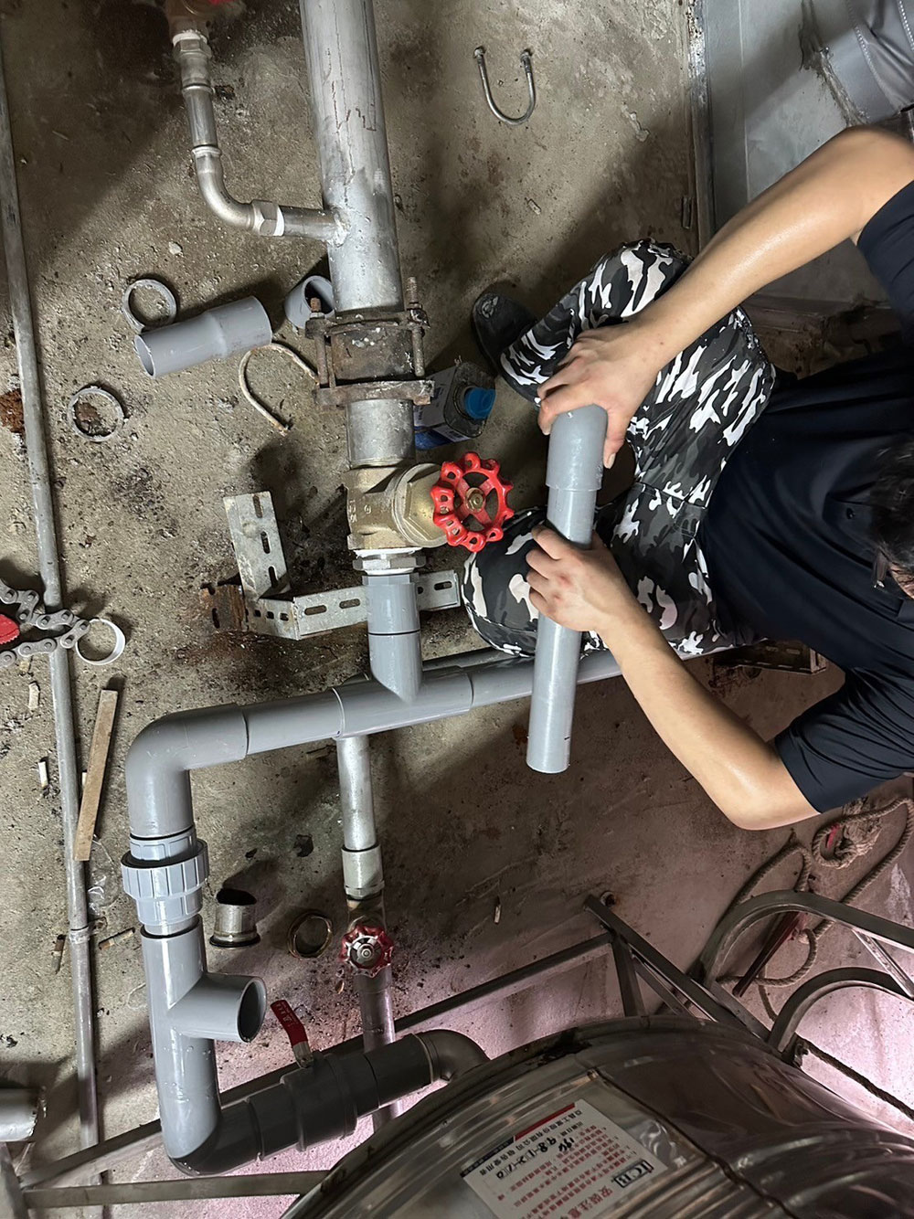 水塔改管工程04