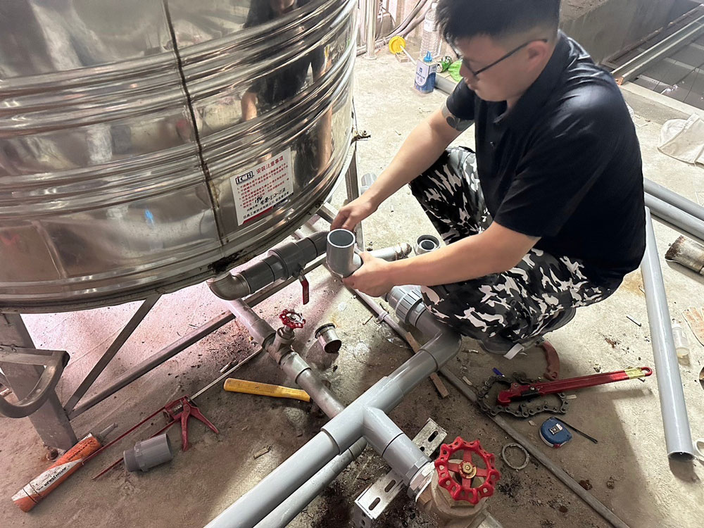 水塔改管工程06