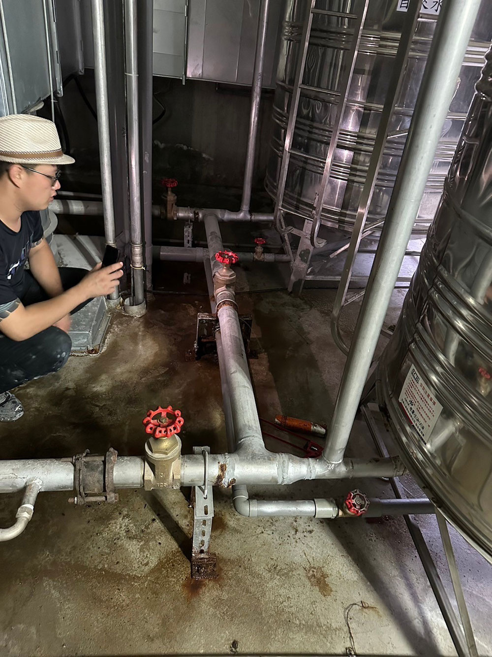 水塔改管工程09