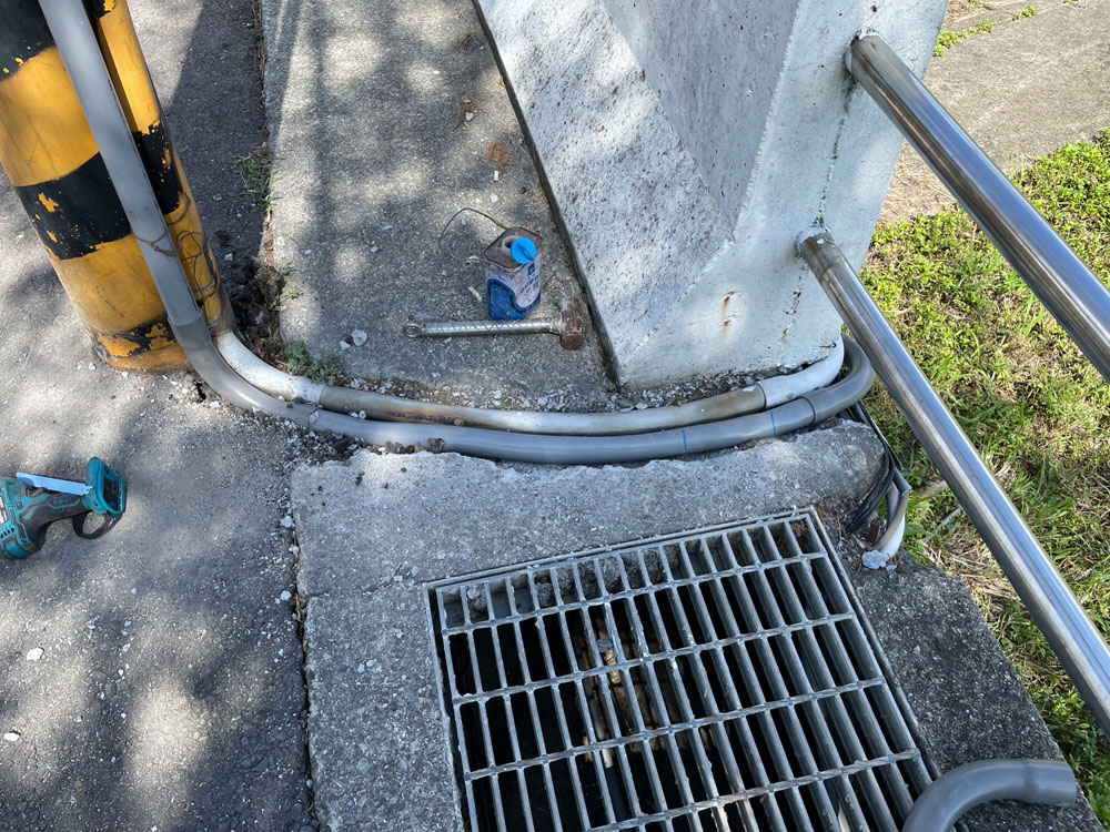 戶外配管工程08