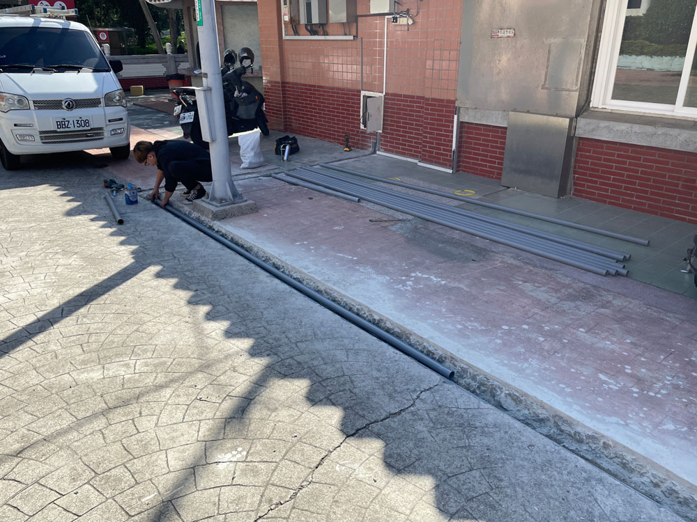 戶外配管工程09