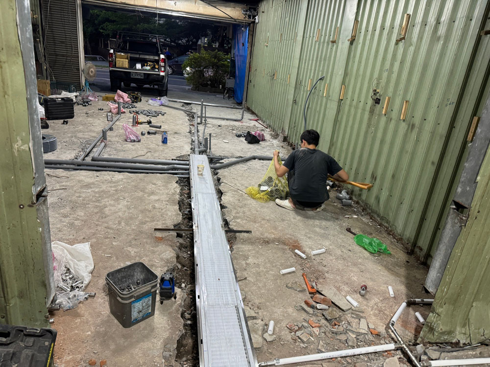 排水管路、水溝、油水分離槽工程04