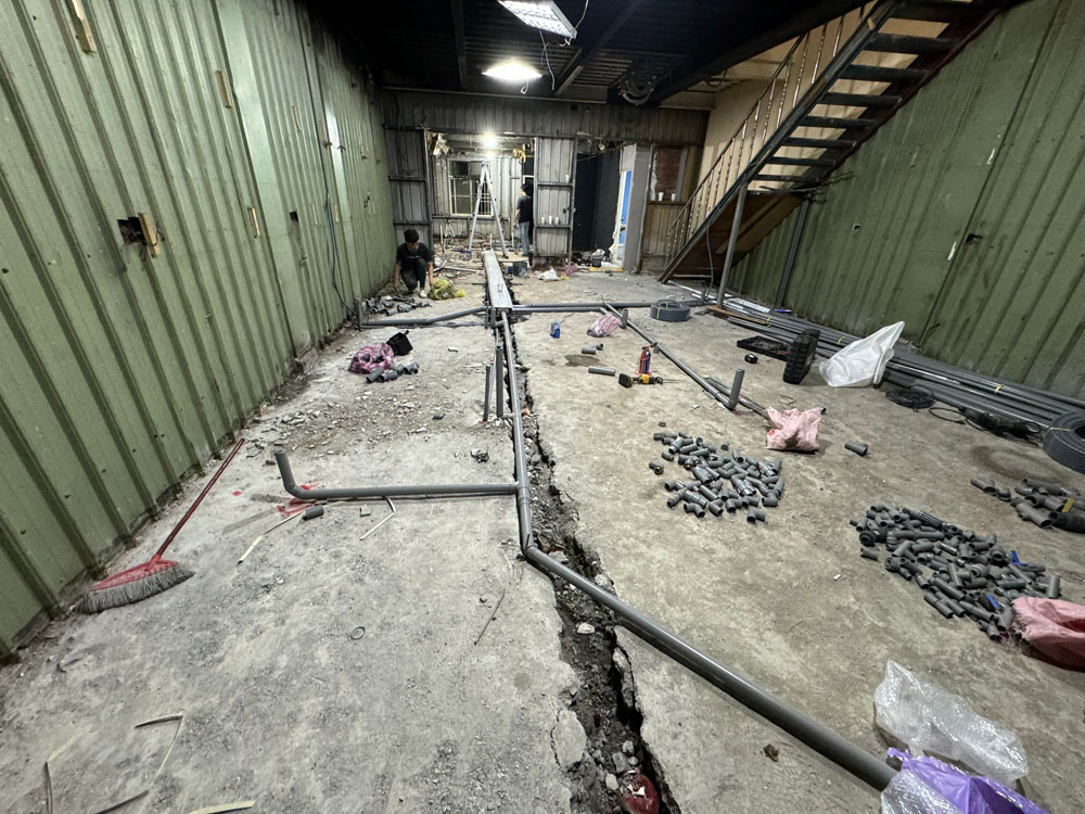 排水管路、水溝、油水分離槽工程06